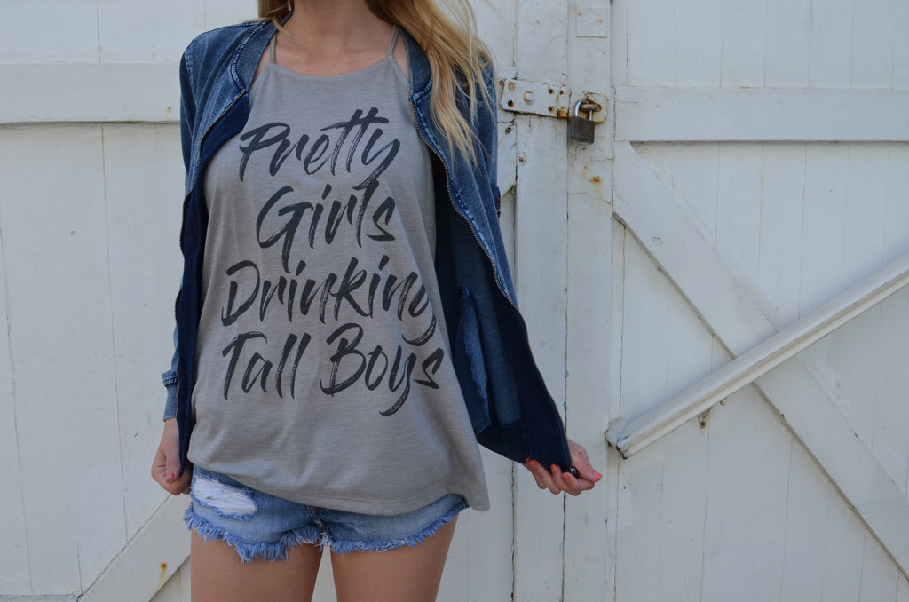 Pretty Girls Drinking Tall Boys Tank