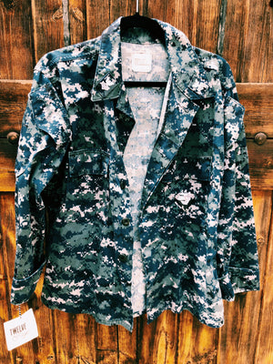 Up-cycled Vintage Navy Jacket