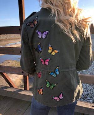 Butterfly Military Jacket