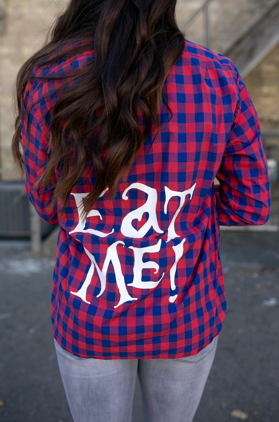 Eat Me Flannel - Checker